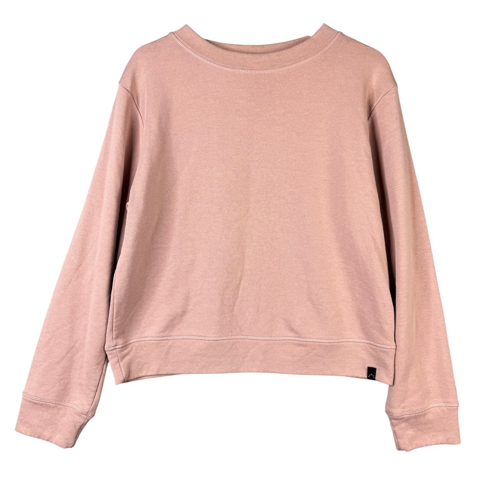 Varley Alder Sweatshirt Rose Quartz Pink Cotton Blend Pullover Size S